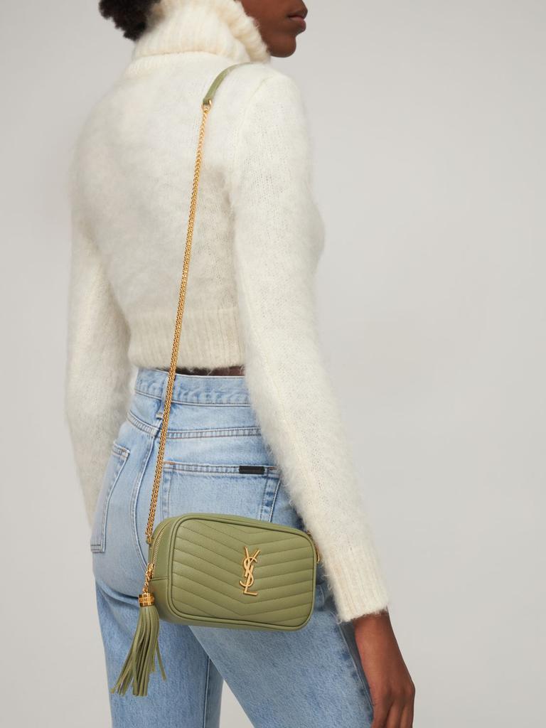 商品Yves Saint Laurent|Mini Lou Quilted Leather Camera Bag,价格¥10609,第4张图片详细描述