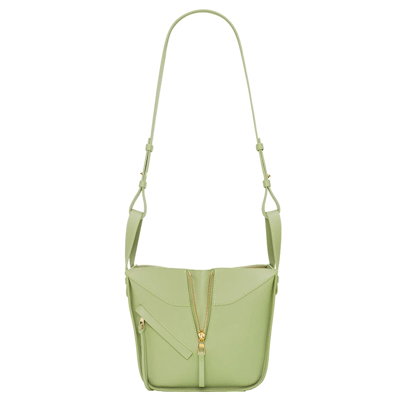 商品Loewe|罗意威24新款 女士绿色小牛皮可调肩带拉链手提包 A538H13X10-3916,价格¥18874,第1张图片