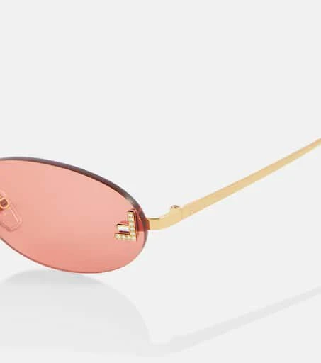 商品Fendi|Fendi First oval sunglasses,价格¥4382,第2张图片详细描述