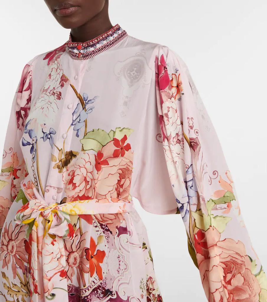 商品Camilla|Floral silk minidress,价格¥6301,第6张图片详细描述