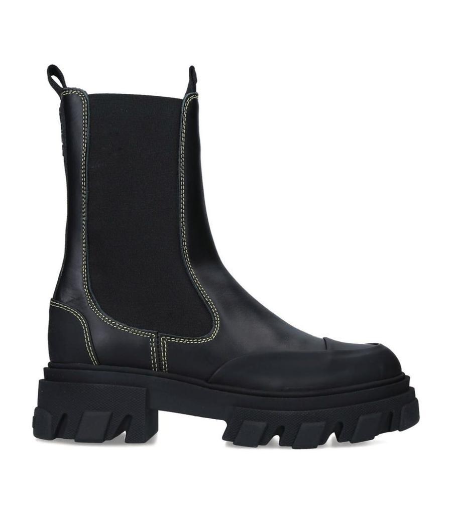 商品Ganni|Leather XL Chelsea Boots,价格¥3168,第5张图片详细描述