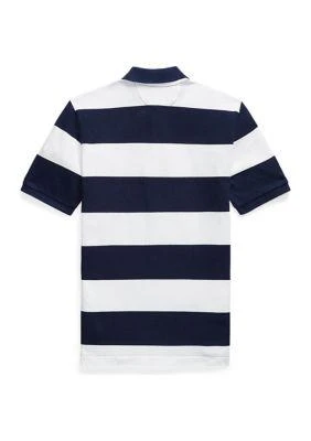 商品Ralph Lauren|Lauren Childrenswear Boys 8 20 Striped Cotton Mesh Polo Shirt,价格¥209,第2张图片详细描述