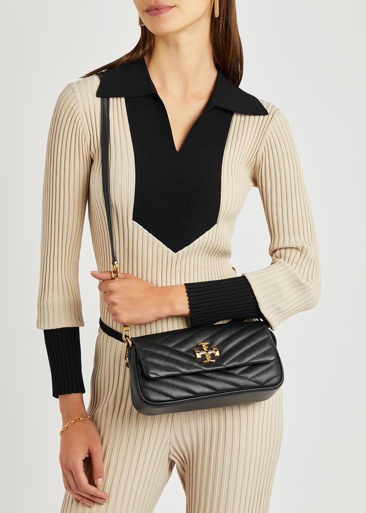 商品Tory Burch|Kira small black quilted shoulder bag,价格¥3548,第7张图片详细描述