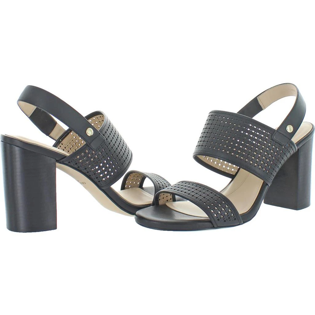 商品Cole Haan|Cole Haan Womens Kim City Leather Laser Cut Heels,价格¥214,第2张图片详细描述