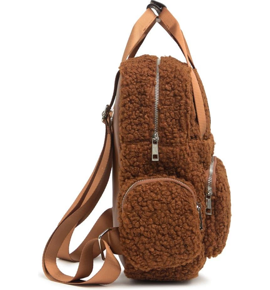 商品Madden Girl|Faux Shearling Backpack,价格¥169,第4张图片详细描述