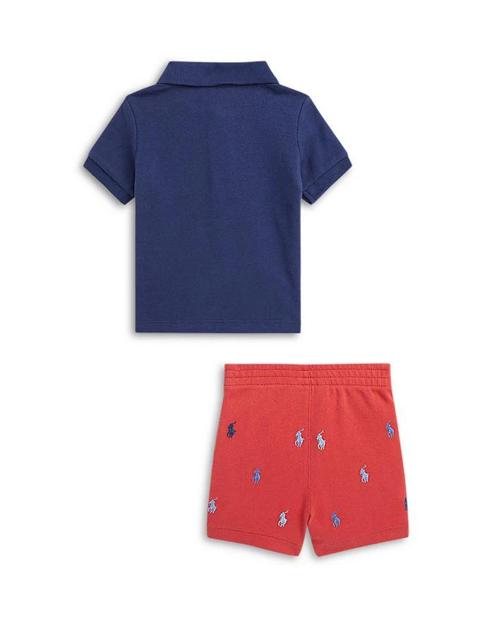 商品Ralph Lauren|Boys' Mesh Polo Shirt & Shorts Set - Baby,价格¥312,第2张图片详细描述