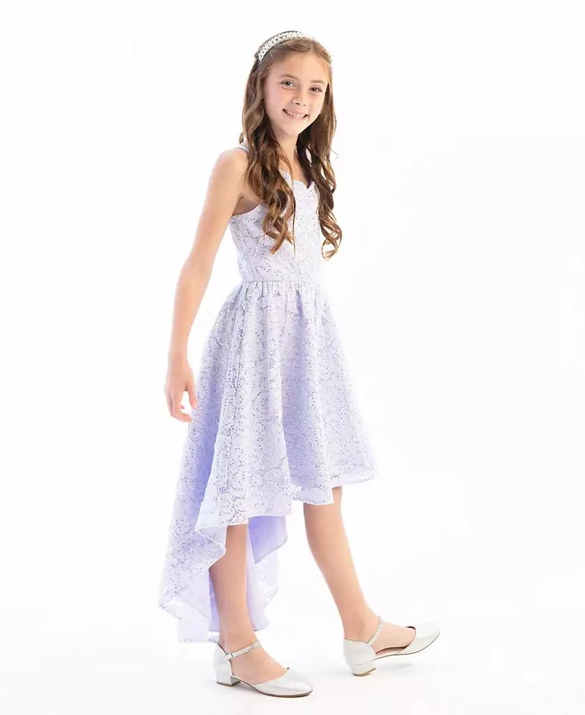 商品Rare Editions|Big Girls Sequin Lace Party Dress,价格¥437,第2张图片详细描述