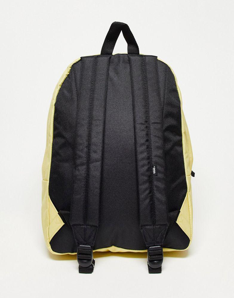 Vans Realm backpack in yellow商品第4张图片规格展示