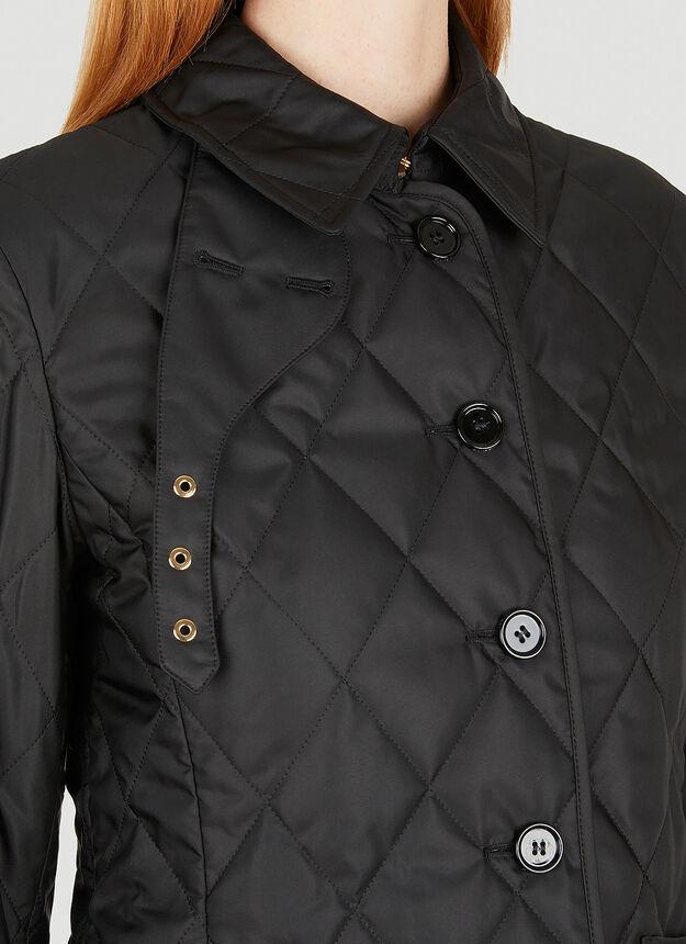 Fernleigh Quilted Jacket in Black商品第5张图片规格展示