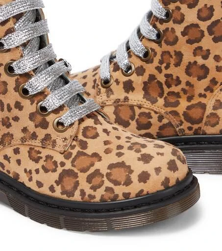 商品MONNALISA|Leopard-print leather boots,价格¥1396,第5张图片详细描述