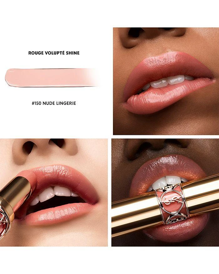 商品Yves Saint Laurent|Rouge Volupté Shine Nude Lipstick Balm Duo ($86 value),价格¥330,第2张图片详细描述