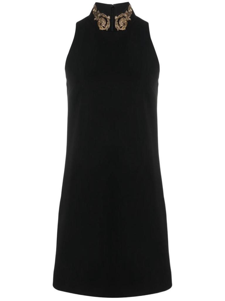 商品Moschino|Moschino Women's Black Other Materials Dress,价格¥9331,第1张图片