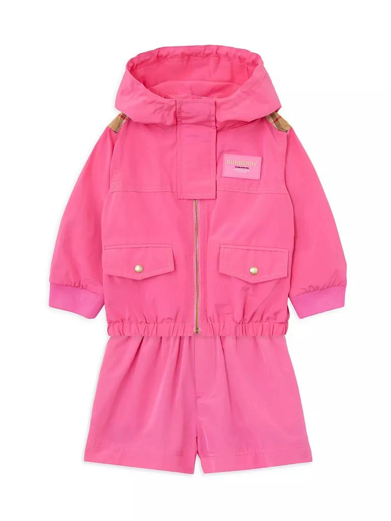 商品Burberry|Baby Girl's & Little Girl's Marina Hooded Jacket,价格¥4128,第2张图片详细描述
