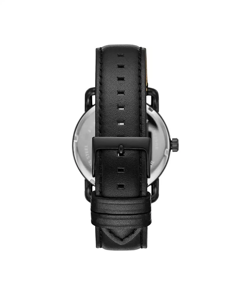 商品Fossil|Men's Copeland Black Leather Strap Watch 42mm,价格¥807,第2张图片详细描述