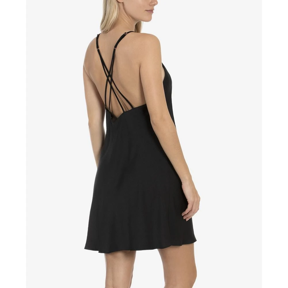 商品Midnight Bakery|Women's Molly Solid Hammered Satin Chemise,价格¥282,第2张图片详细描述