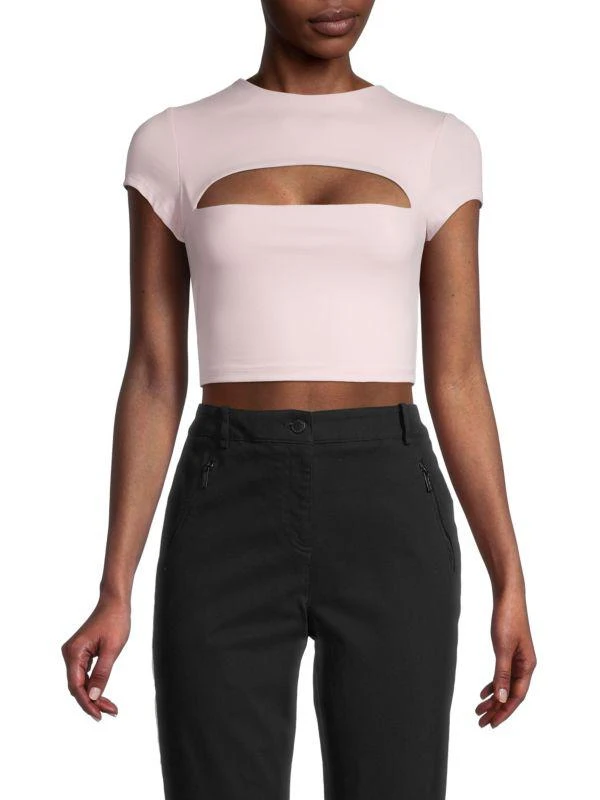 商品Susana Monaco|Cutout Crop Top,价格¥158,第1张图片