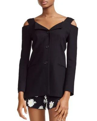 商品Maje|Vida Cold-Shoulder Blazer,价格¥1539,第1张图片