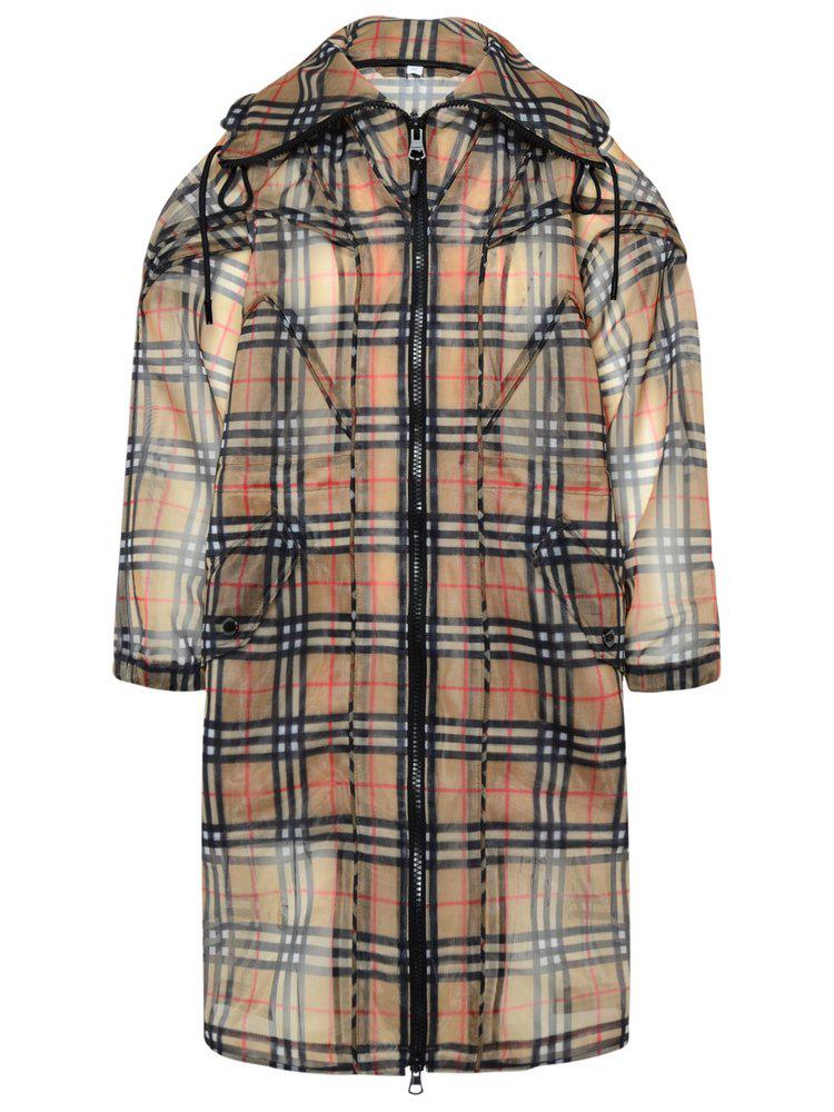 Burberry Vintage Check Mesh Parka商品第1张图片规格展示