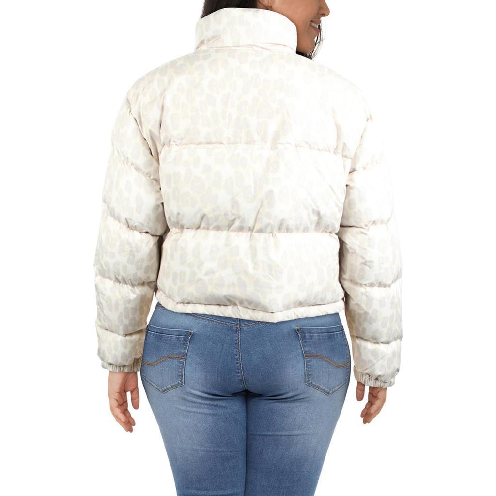 商品The North Face|The North Face Womens Print Nuptse Short Cropped Relaxed Fit Puffer Jacket,价格¥785,第5张图片详细描述