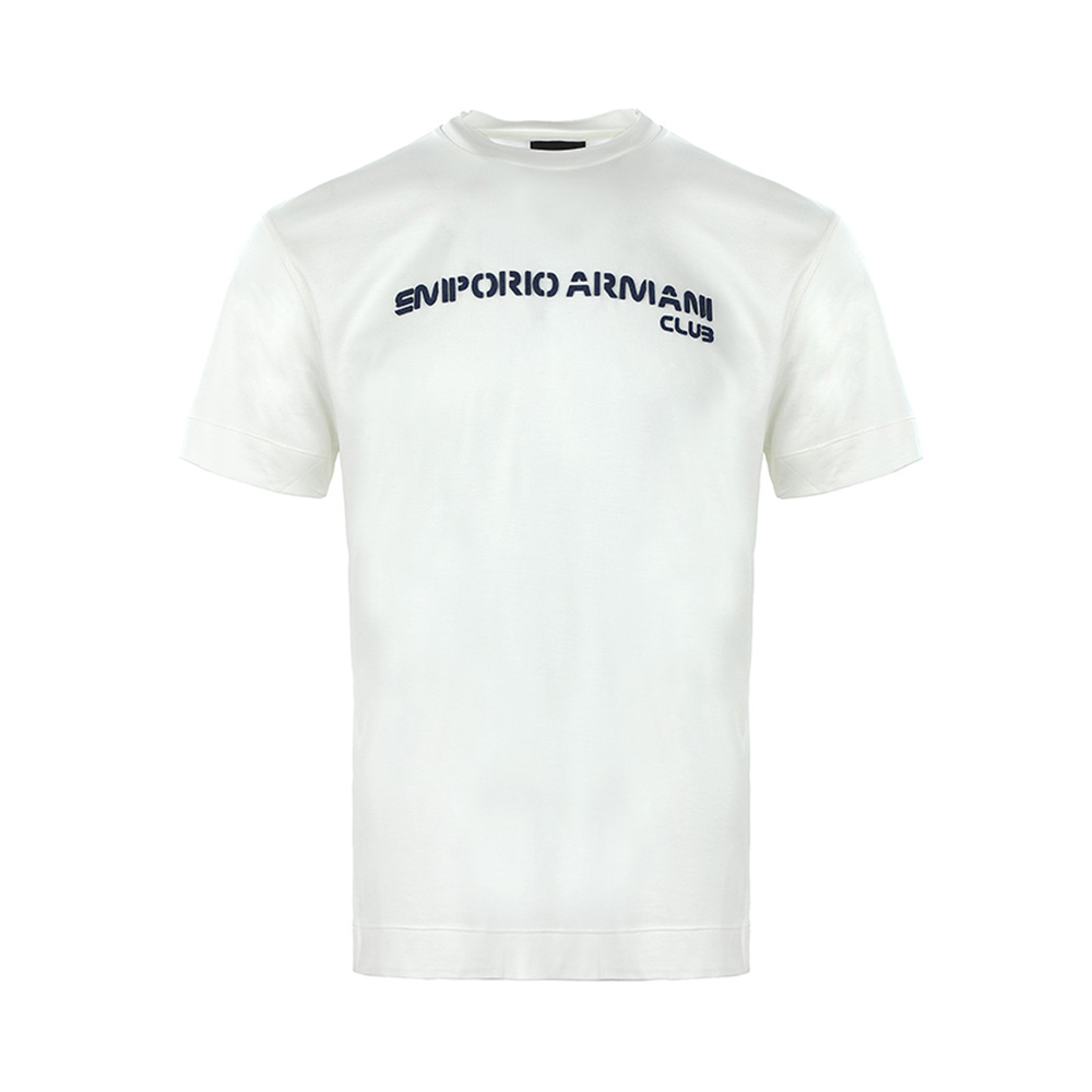 EMPORIO ARMANI 男白色短袖T恤 3L1TCE-1JUVZ-0128商品第1张图片规格展示