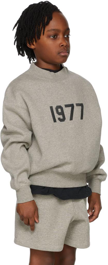Kids Grey '1977' Sweatshirt商品第3张图片规格展示