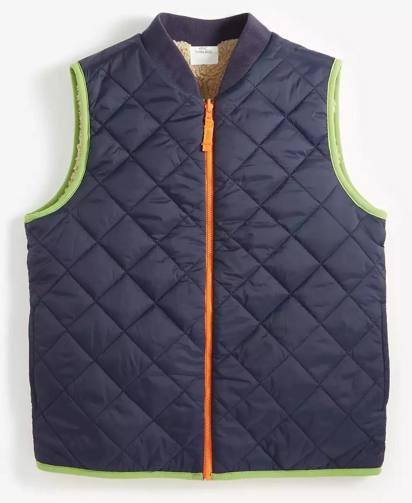 Little & Big Boys Reversible Faux-Sherpa Vest, Created for Macy's 商品