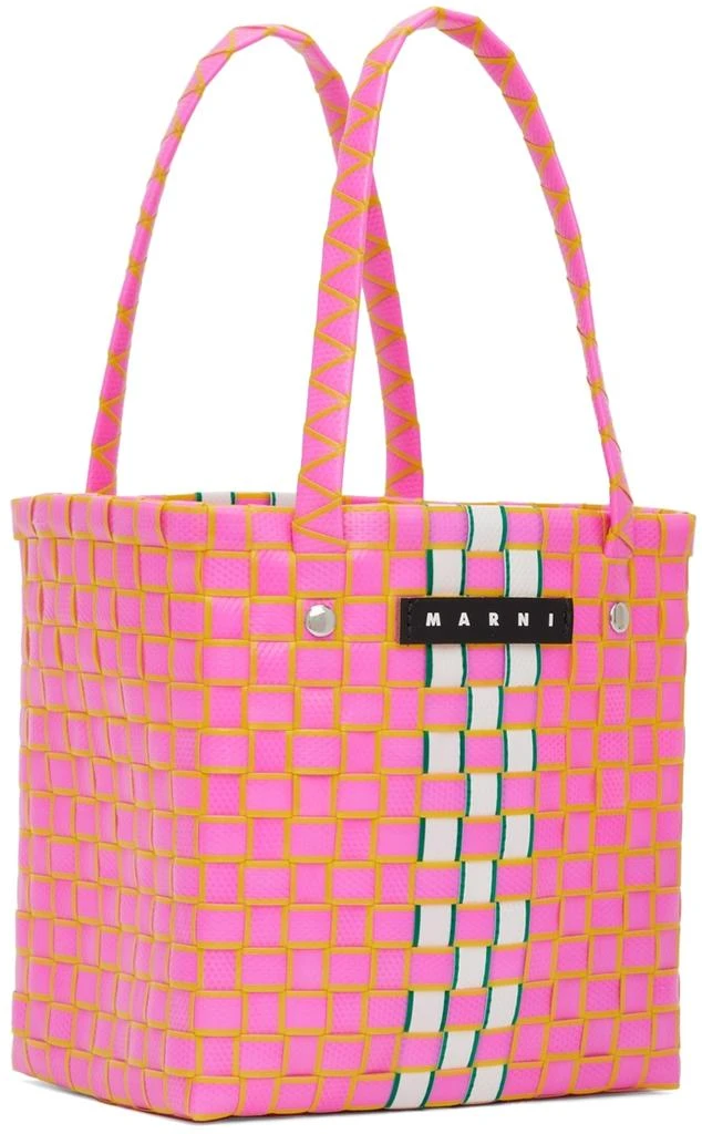 商品Marni|Kids Pink Box Basket Tote,价格¥653,第2张图片详细描述