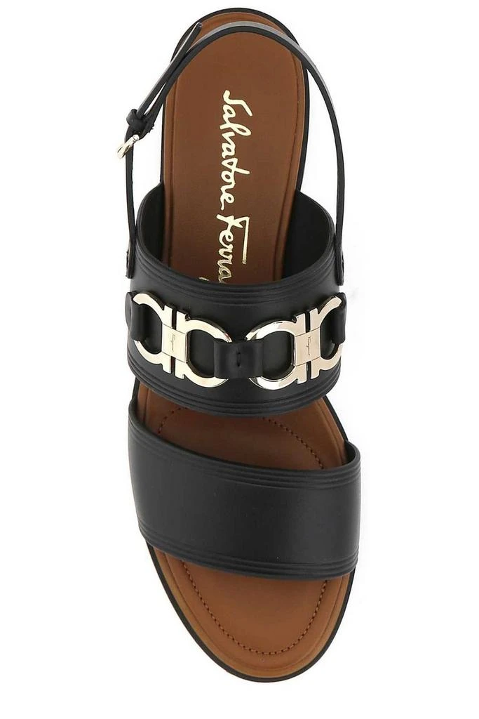 商品Salvatore Ferragamo|Salvatore Ferragamo Classic Logo Plaque Sandals,价格¥3246,第3张图片详细描述