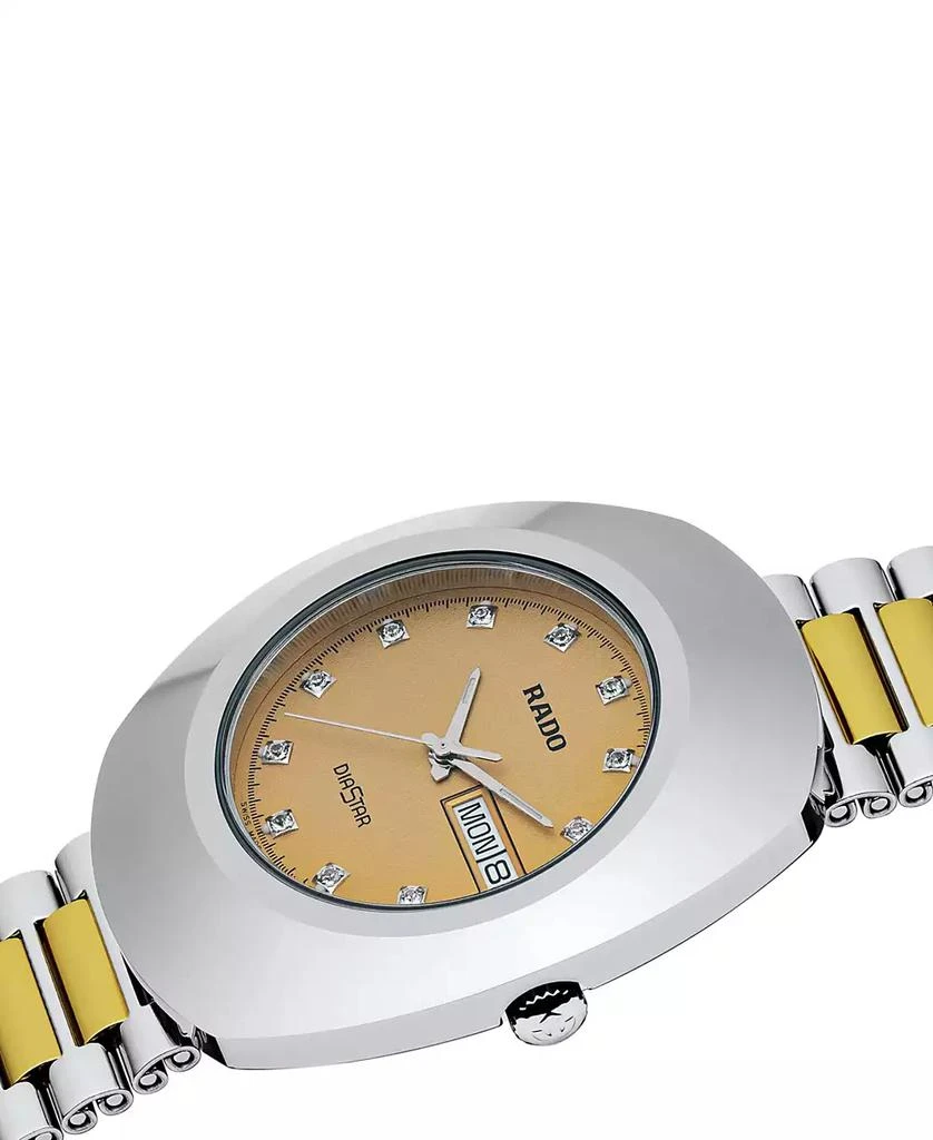 商品Rado|Original Men's Two-Tone Stainless Steel Bracelet Watch 35mm,价格¥6008,第3张图片详细描述