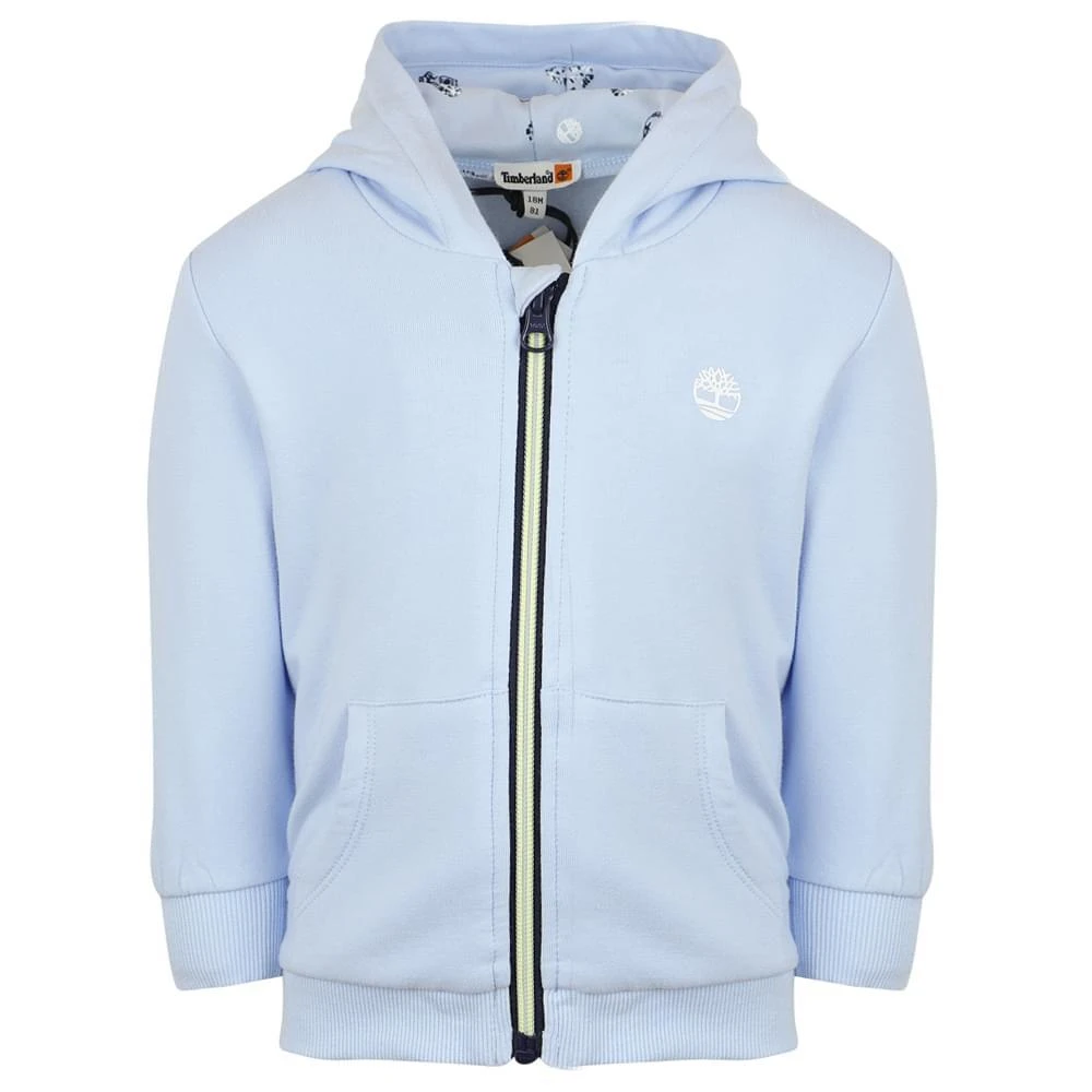 商品Timberland|Pale Blue Baby Zip Up Hoodie,价格¥172,第1张图片