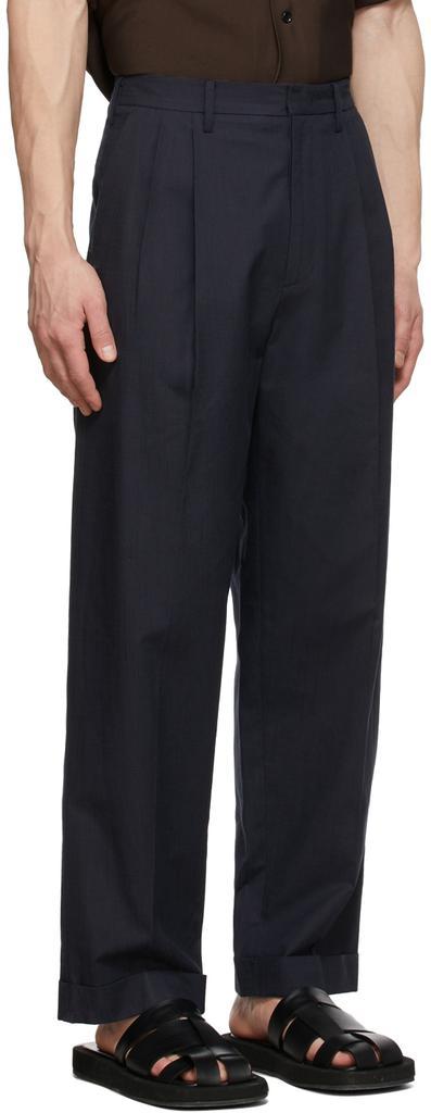商品Recto|Navy Narciso Trousers,价格¥2341,第4张图片详细描述