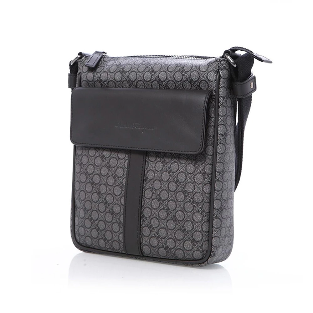 SALVATORE FERRAGAMO 灰色男士单肩包 24-9773-0606118 商品