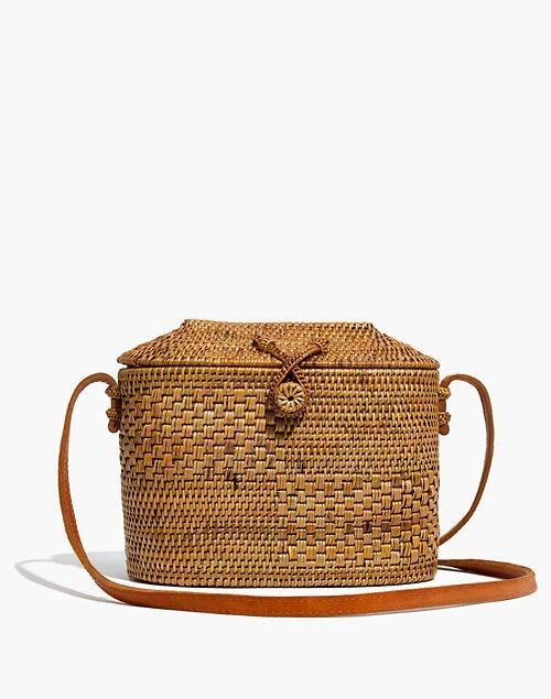 商品Madewell|Folk Fortune Bali Rattan Top-Lid 草编包,价格¥473,第1张图片
