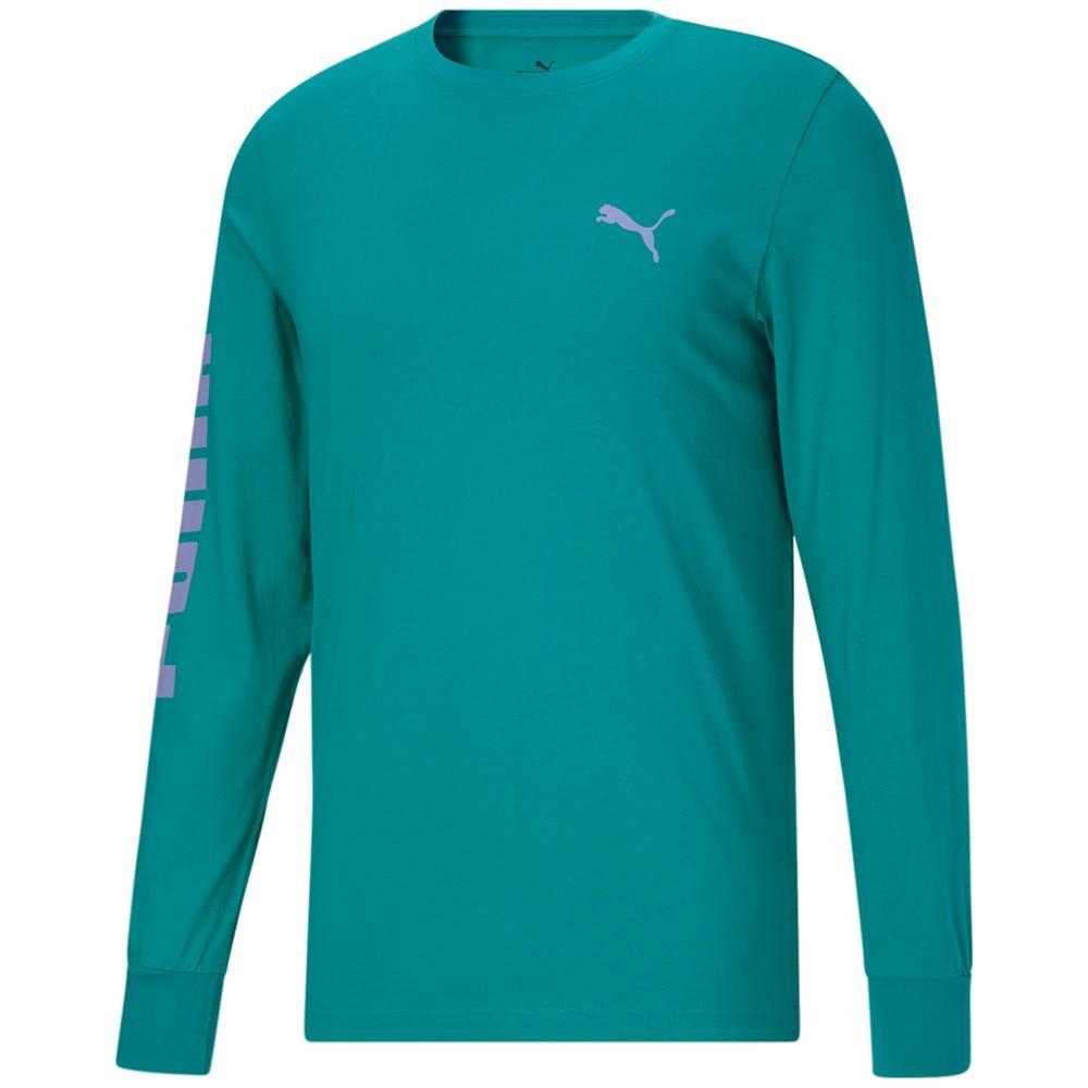 商品Puma|Men's Ess+ 2 Logo Graphic Long Sleeve T-Shirt,价格¥225,第1张图片