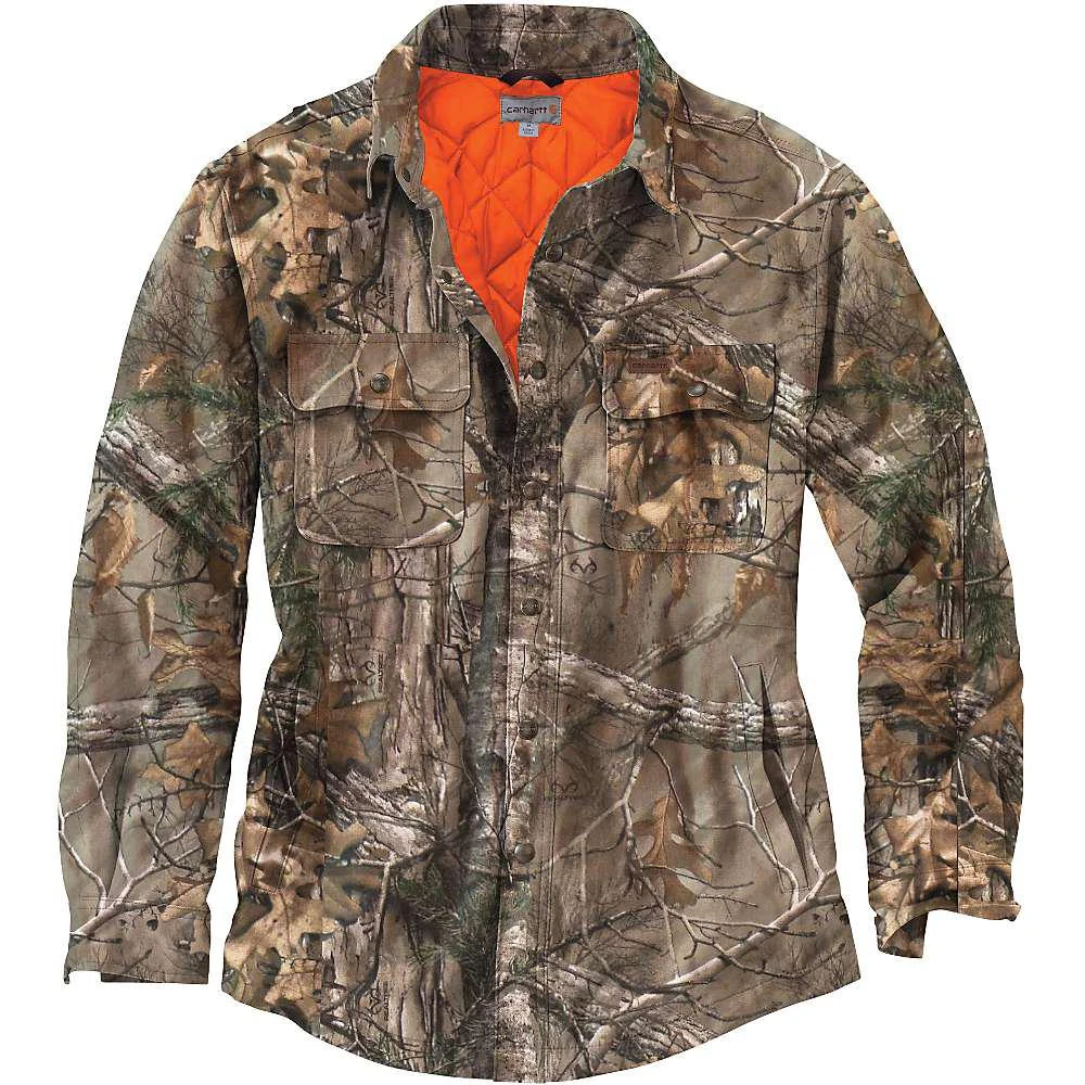 商品Carhartt|Carhartt Men's Wexford Camo Shift Jacket,价格¥405,第1张图片