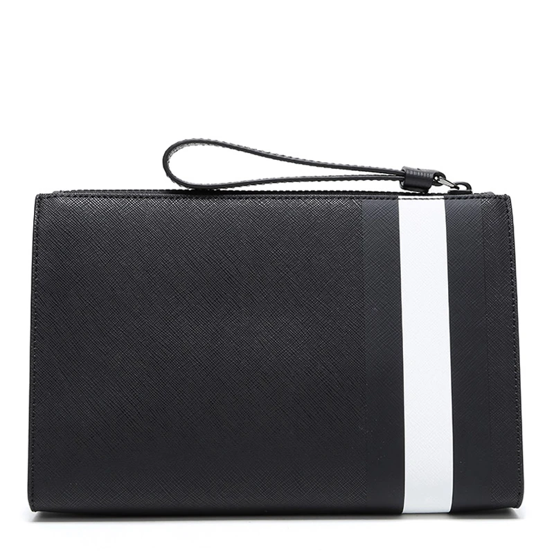 Bally 巴利 男士黑色格纹装饰手拿包 6224070 商品