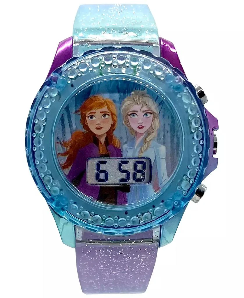 商品Accutime|Kid's Frozen 2 Digital Glitter Silicone Strap Watch 34mm,价格¥127,第1张图片