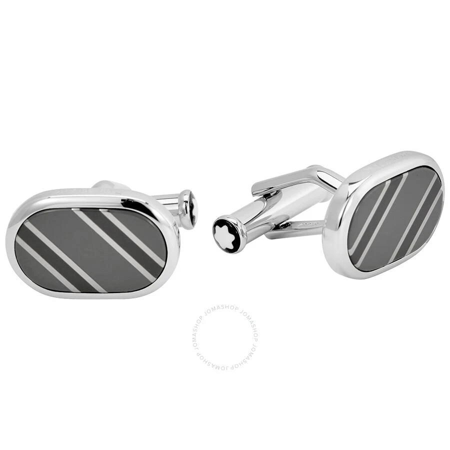 商品MontBlanc|Sartorial Steel Cufflinks,价格¥1222,第1张图片