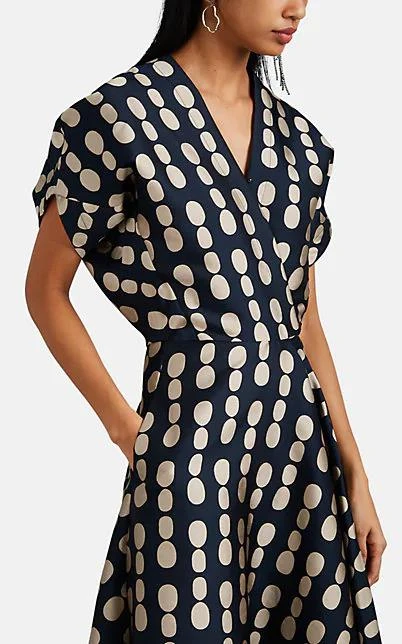商品Zero|Aki Wave Dot-Jacquard Dress,价格¥3718,第4张图片详细描述