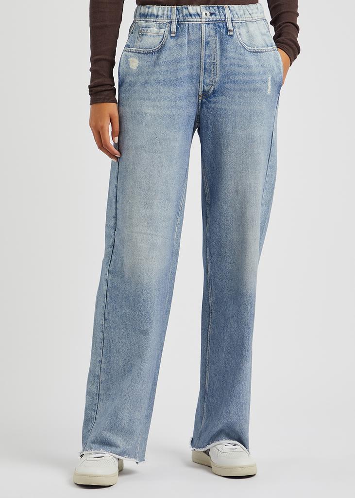 Miramar jeans-effect cotton trousers商品第2张图片规格展示