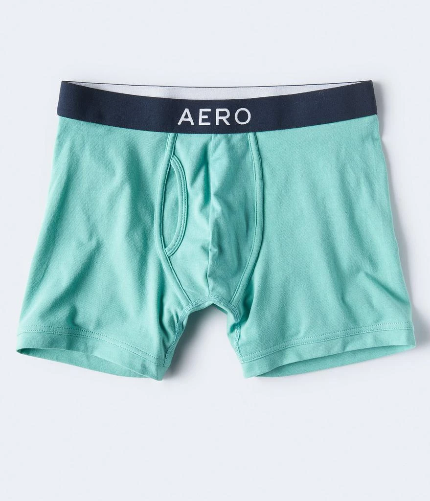 Aeropostale Men's Solid Logo Knit Boxer Briefs 商品