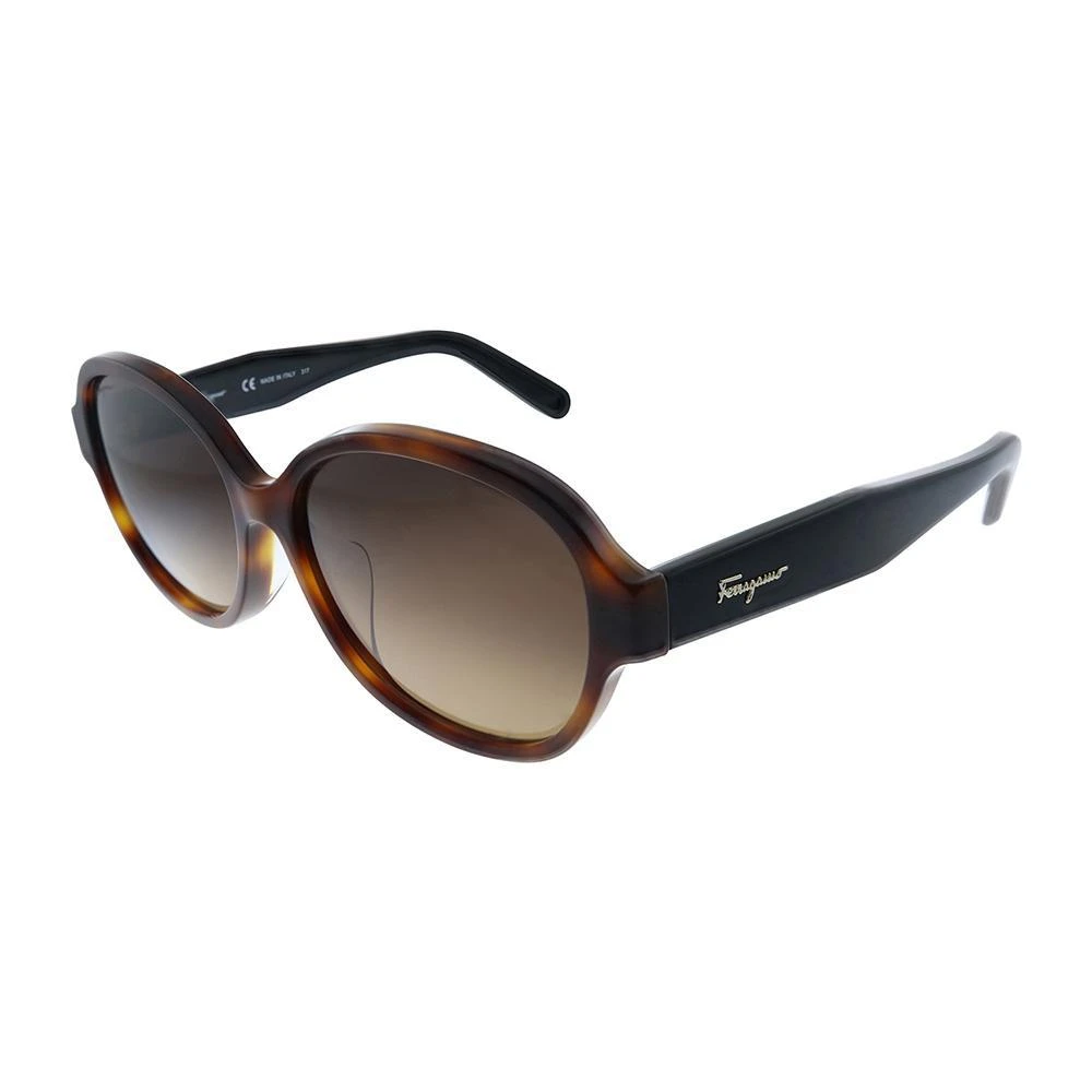 商品Salvatore Ferragamo|Salvatore Ferragamo  SF 885SA 214 57mm Womens Oval Sunglasses,价格¥616,第1张图片