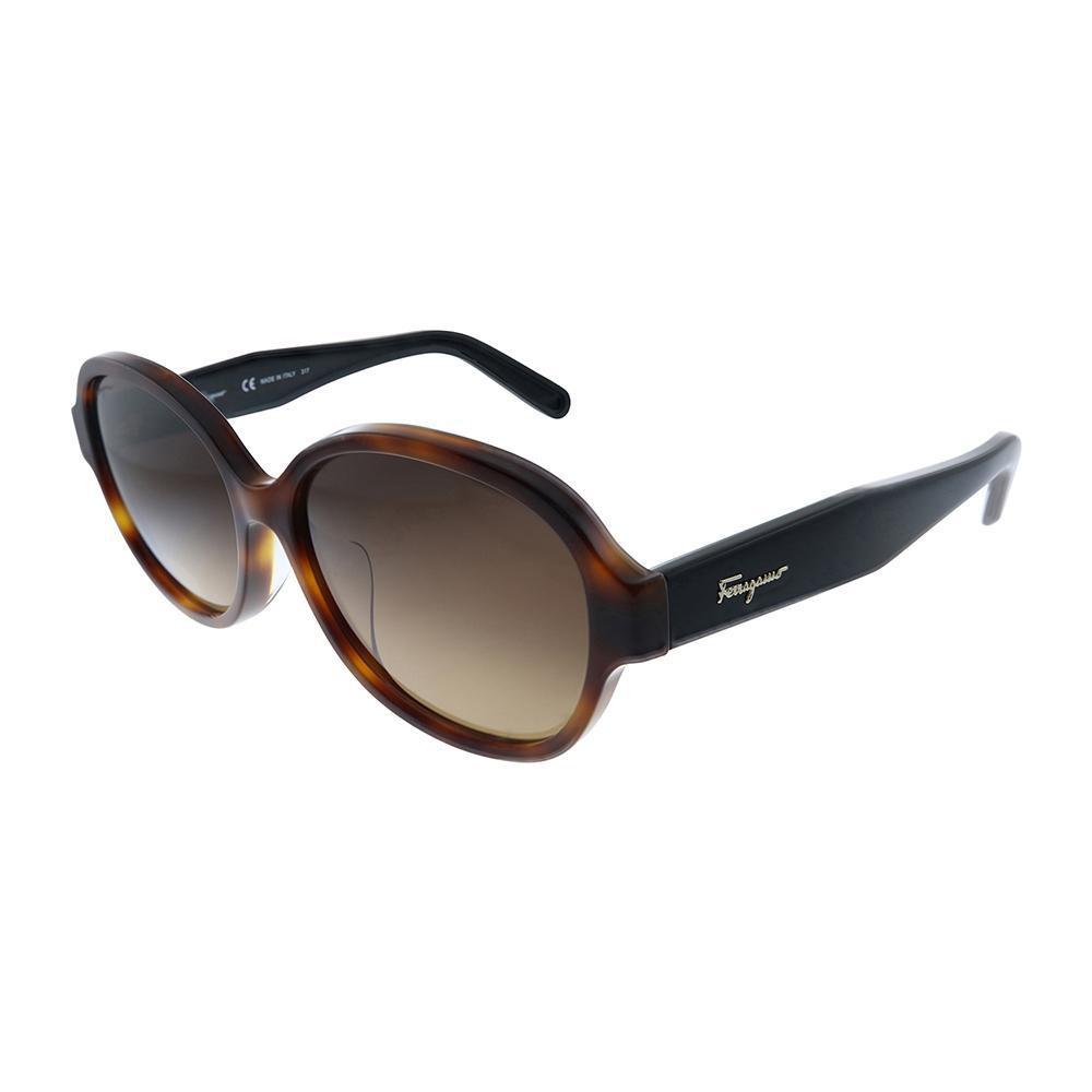 商品Salvatore Ferragamo|Salvatore Ferragamo  SF 885SA 214 57mm Womens Oval Sunglasses,价格¥576,第1张图片