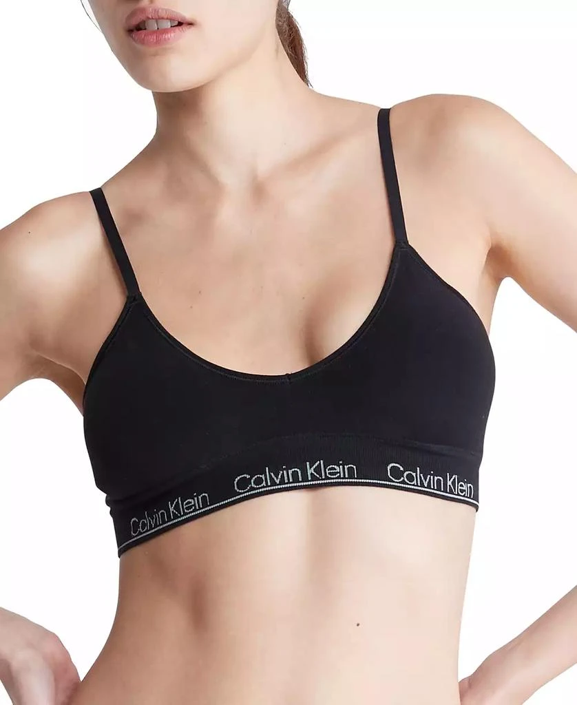 商品Calvin Klein|Modern Seamless Naturals Lightly Lined Triangle Bralette QF7093,价格¥178,第3张图片详细描述