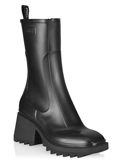 商品Chloé|Betty PVC Short Rain Boots,价格¥4022,第4张图片详细描述