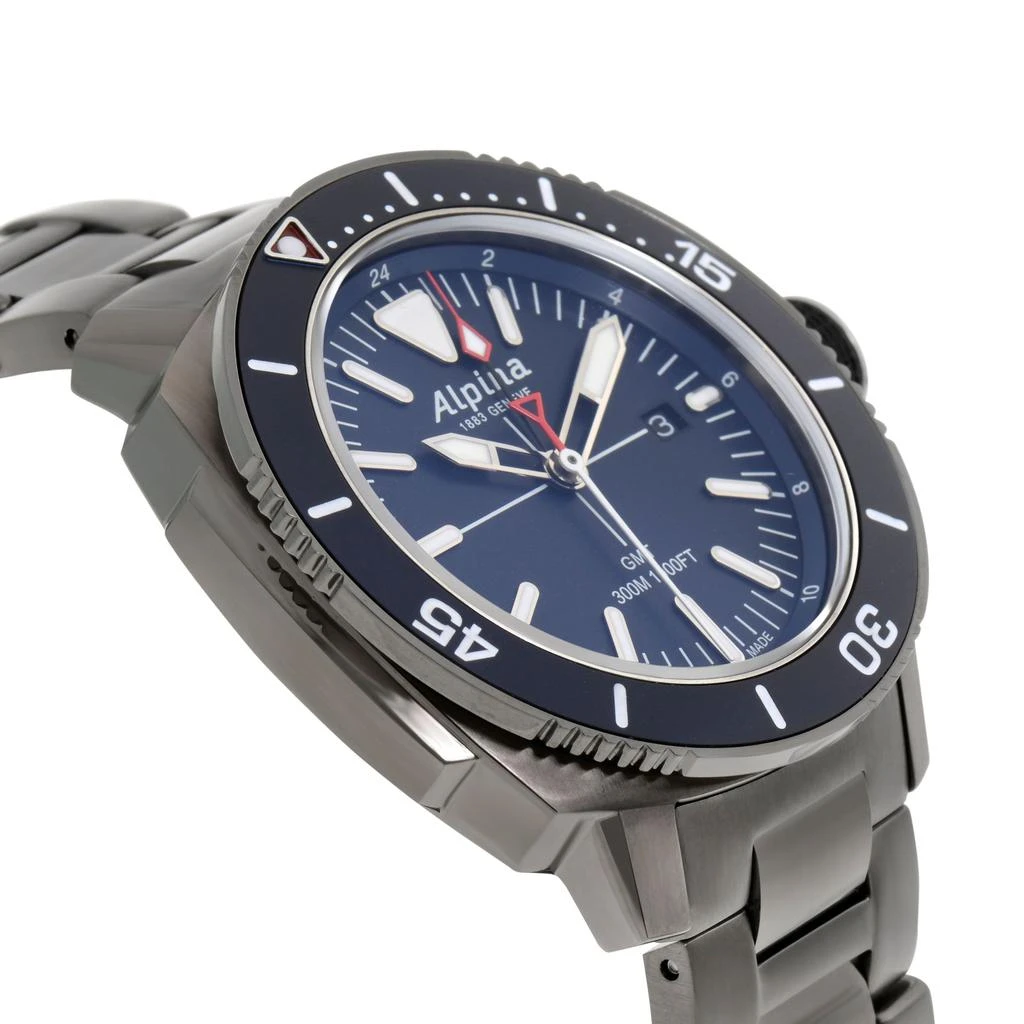 商品Alpina|Alpina Seastrong Diver Titanium Quartz Men's Watch AL-247LNN4TV6B,价格¥3786,第4张图片详细描述