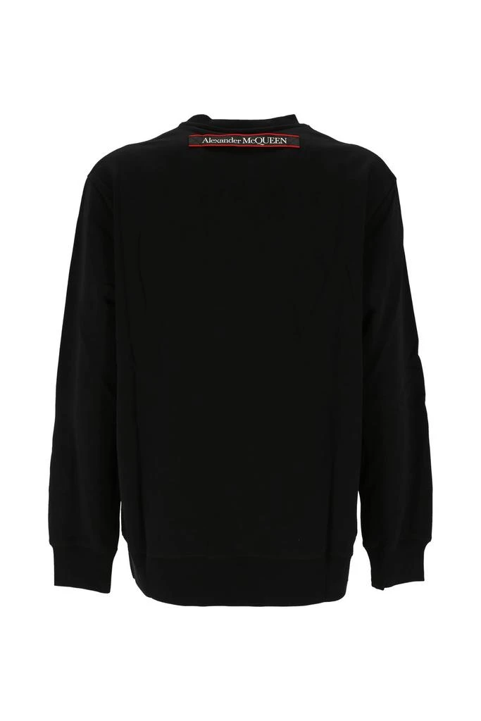 商品Alexander McQueen|Alexander McQueen Logo Patch Crewneck Sweatshirt,价格¥2267,第2张图片详细描述