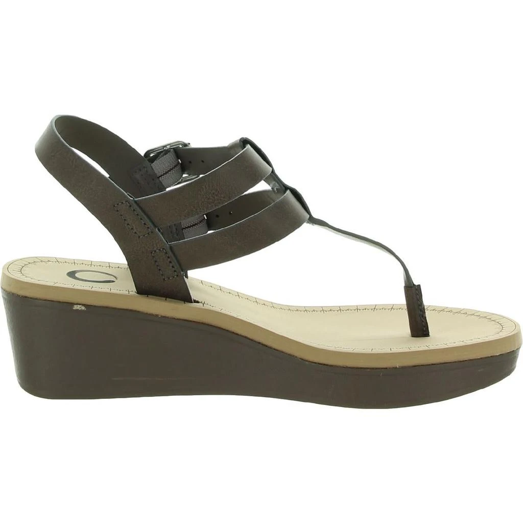 商品Journee Collection|Journee Collection Womens Thong Slingback Wedge Sandals,价格¥85,第2张图片详细描述