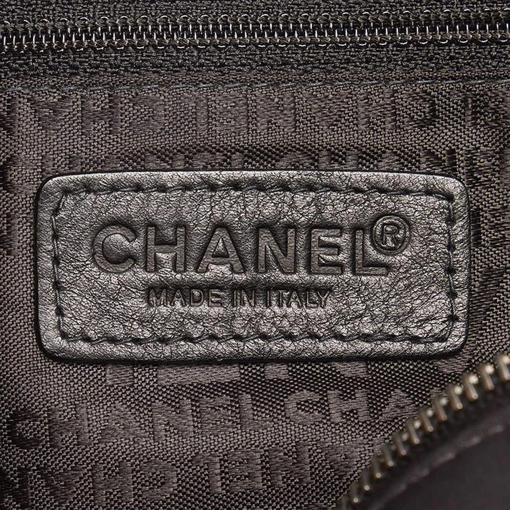 Chanel Black Nylon Leather Boston CC Satchel Bag  商品