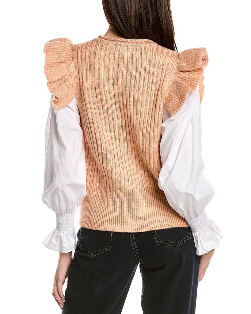 商品Design History|Design History Mixed Media Sweater,价格¥262,第1张图片详细描述